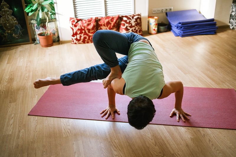 Woman doing yoga